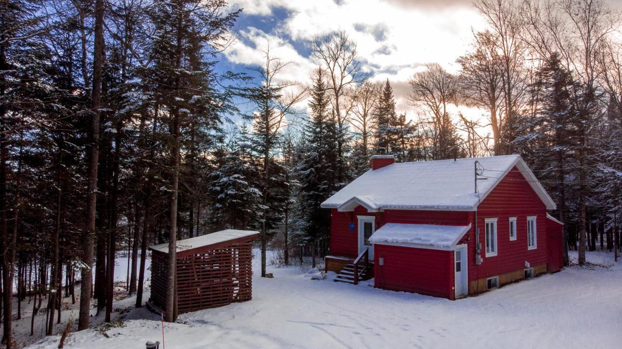 Les Chalets Tourisma - Chalet Dans Les Bois Avec Lac Prive - Le Colibri Saint-Raymond Zewnętrze zdjęcie