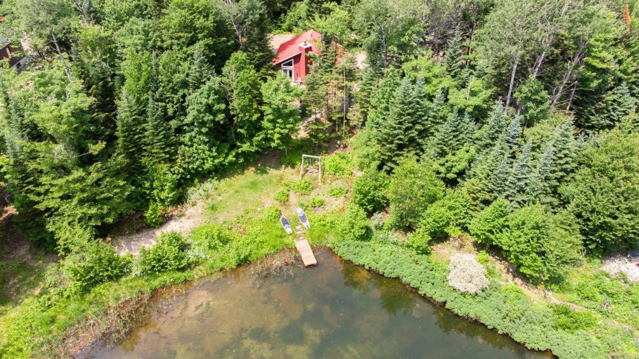Les Chalets Tourisma - Chalet Dans Les Bois Avec Lac Prive - Le Colibri Saint-Raymond Zewnętrze zdjęcie